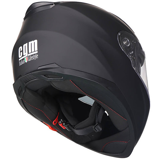 Integral Motorcycle Helmet Double Visor CGM 317A LIVERPOOL Matt Black