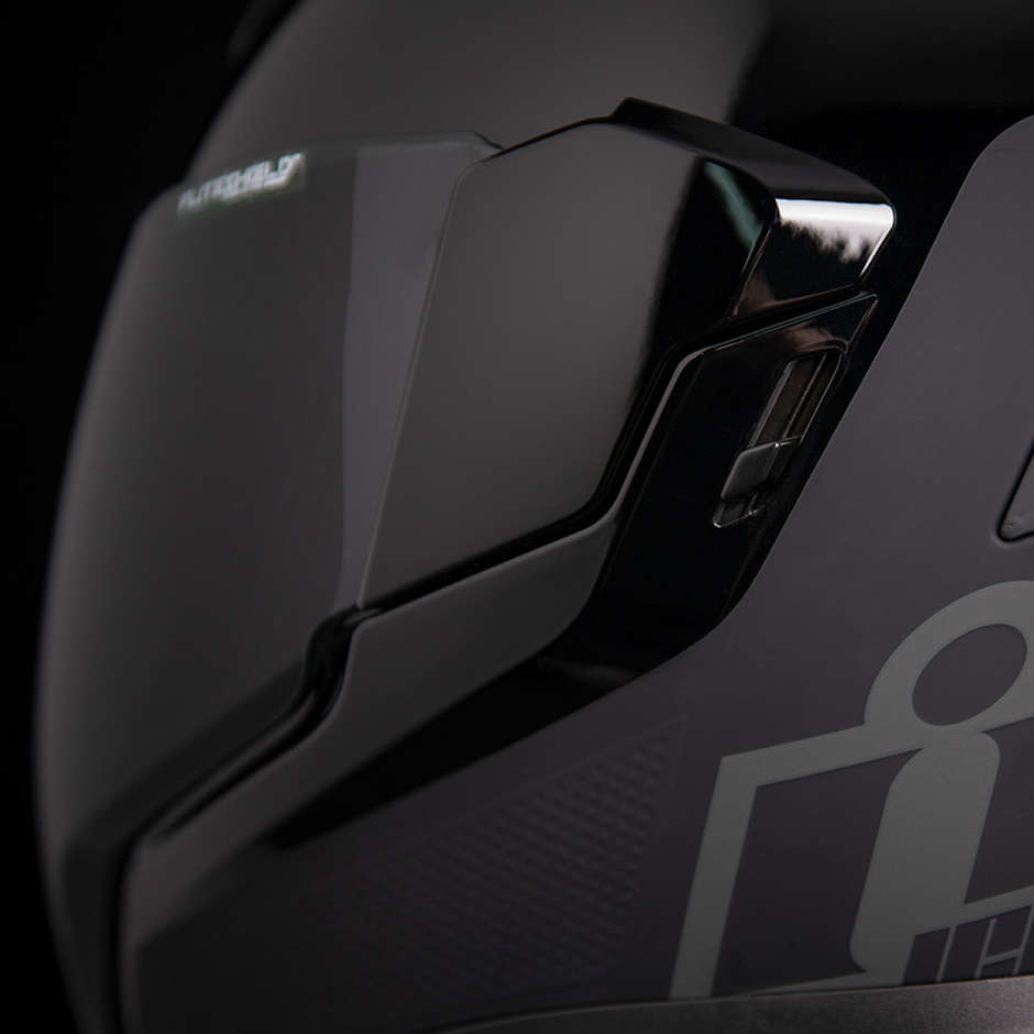 Integral Motorcycle Helmet Double Visor Icon AIRFLITE Mips Stealth