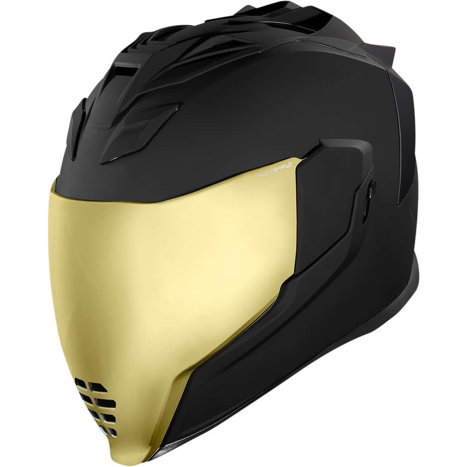 Integral Motorcycle Helmet Double Visor Icon AIRFLITE Peace Keeper Black