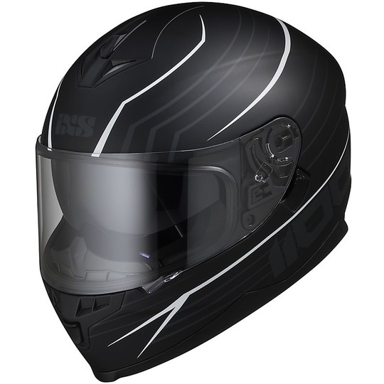 Integral Motorcycle Helmet Double Visor Ixs 1100 2.1 Matt White