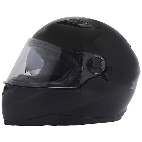 Integral Motorcycle Helmet Double Visor Stormer PUSHER Glossy Black