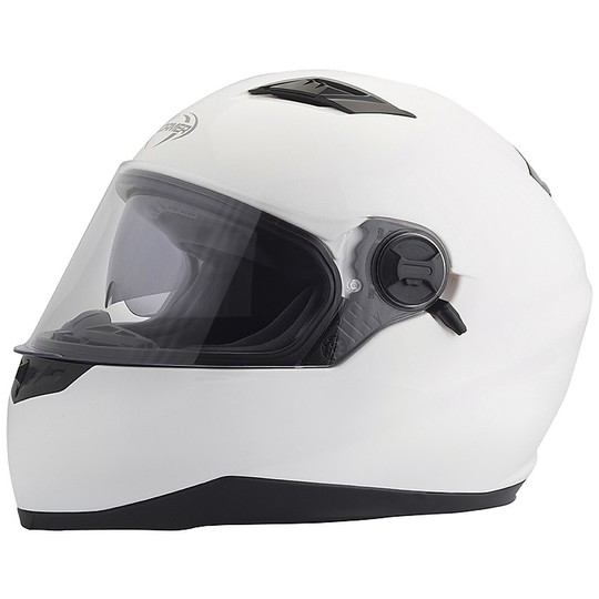 Integral Motorcycle Helmet Double Visor Stormer PUSHER White