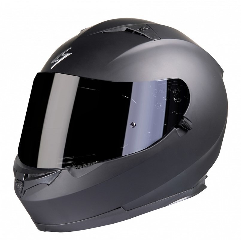 Integral Motorcycle Helmet Double Visor Stormer ZS 801 Matt Black