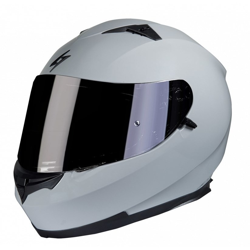 Integral Motorcycle Helmet Double Visor Stormer ZS 801 Nardo Gray