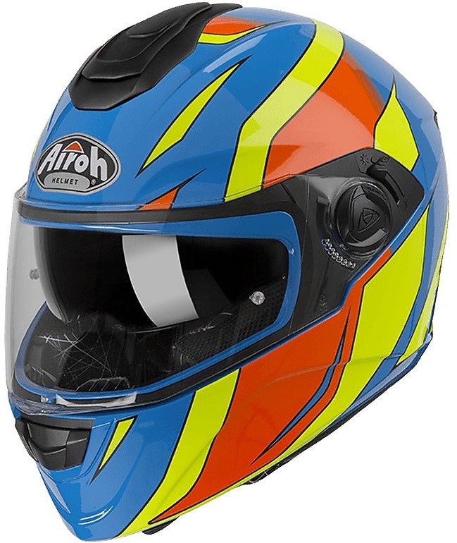 Integral Motorcycle Helmet Dual Visor Airoh ST301 TIDE Light Blue For