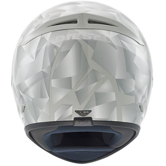 Integral Motorcycle Helmet Full-Jack Diesel Multi Prysm White