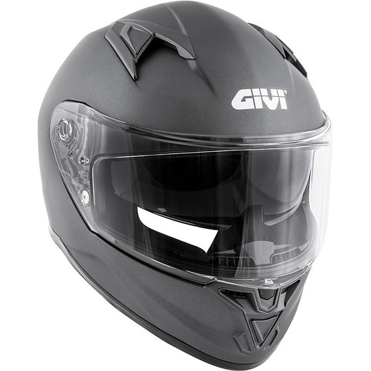 Integral Motorcycle Helmet Givi 50.6 STOCKARD Solid Matt Titanium