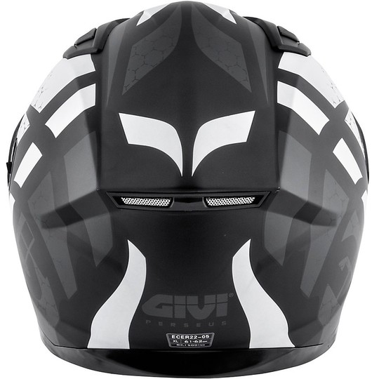 Integral Motorcycle Helmet Givi 50.6 STORCARDA PERSEUS Matt Black Silver