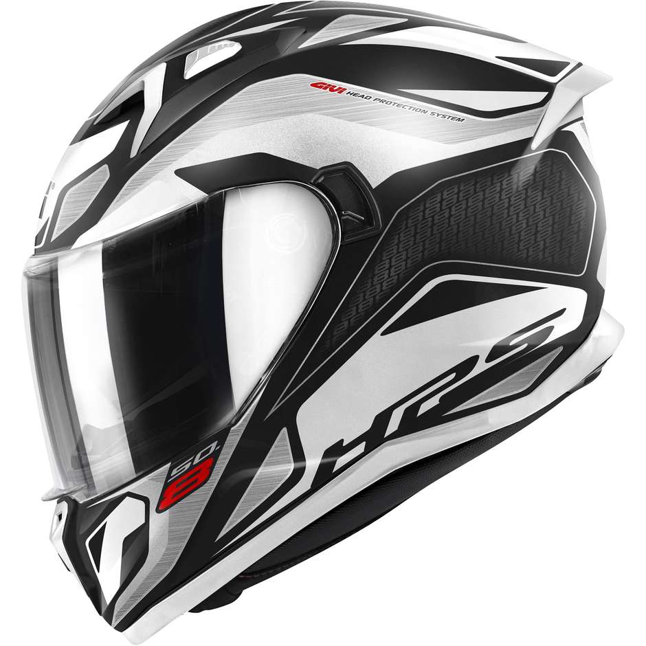 Integral Motorcycle Helmet Givi 50.8 BRAVE Matt Black Titanium Silver