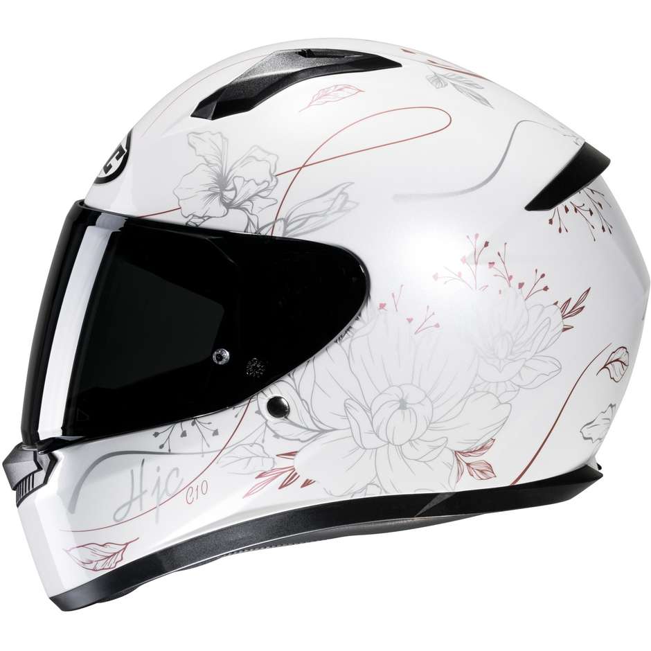 Integral Motorcycle Helmet Hjc C10 EPIK MC8 White