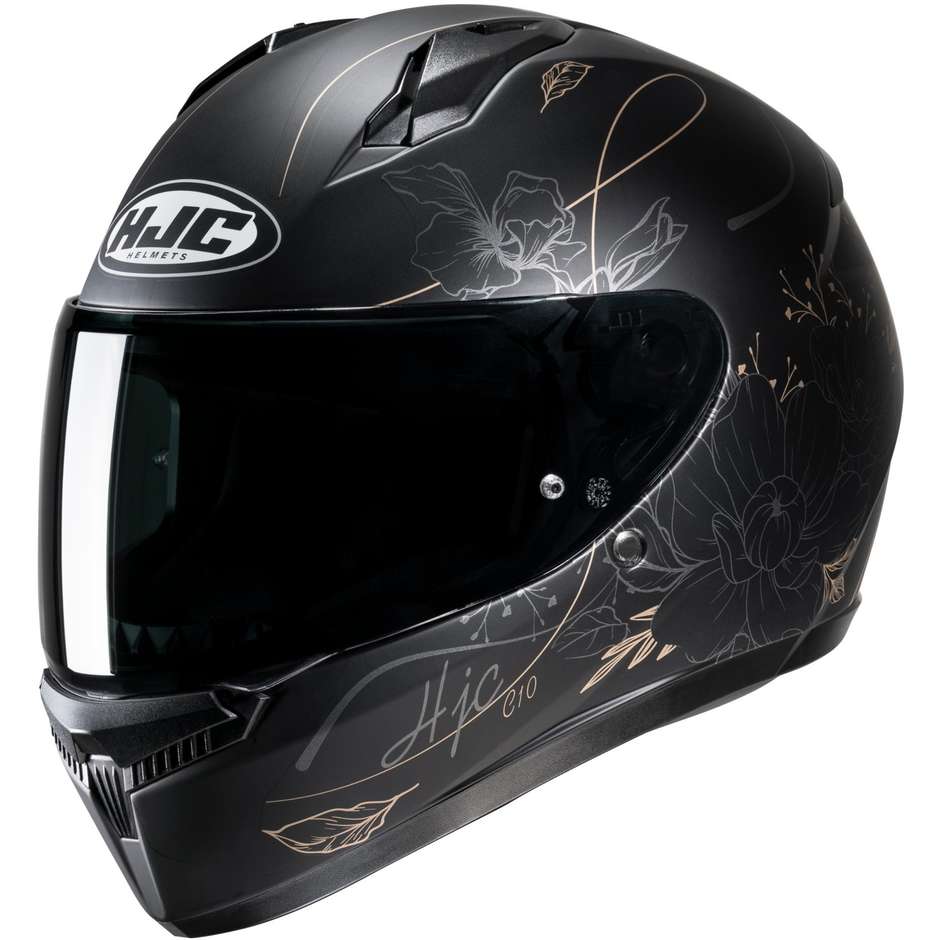 Integral Motorcycle Helmet Hjc C10 EPIK MC9SF Matt Black