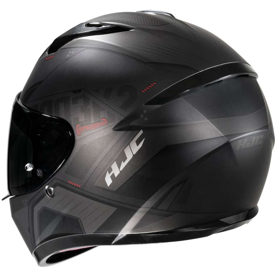 Integral Motorcycle Helmet Hjc C10 INKA MC1SF Matt Black Red
