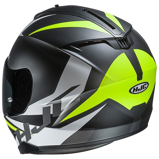 Integral Motorcycle Helmet HJC C70 Double Visor Troky MC5SF black Gray