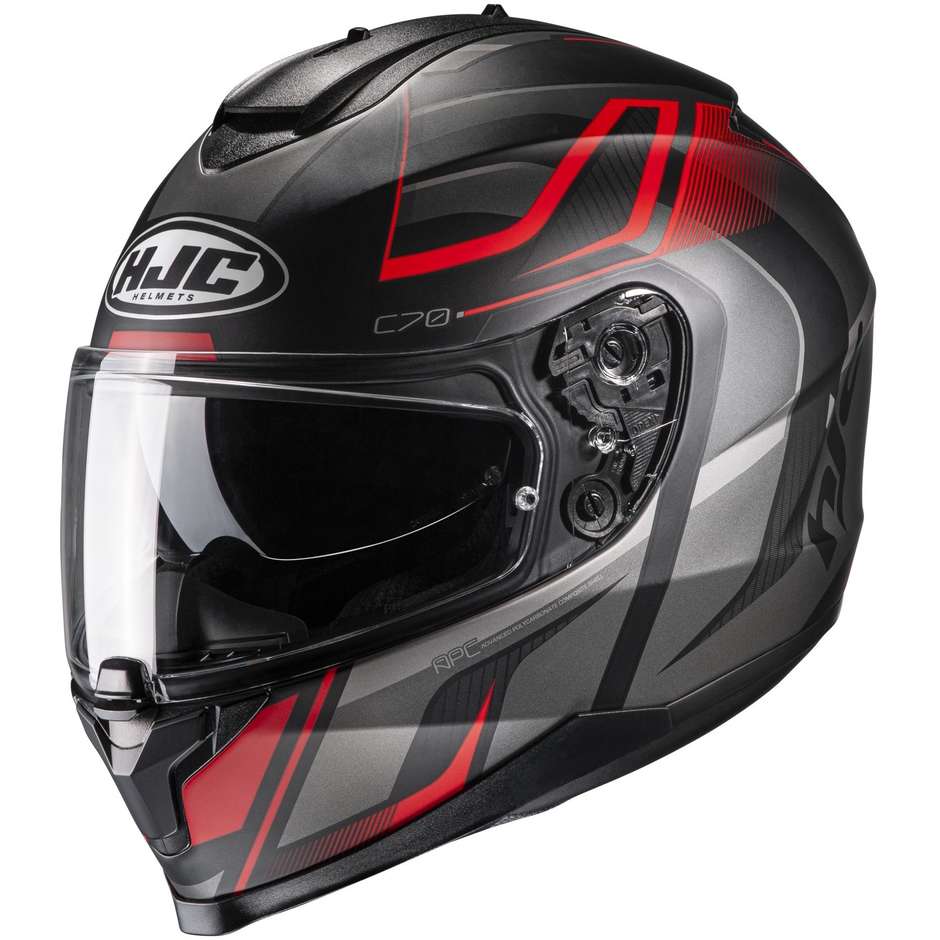 Integral Motorcycle Helmet Hjc C70 LANTIC MC1SF Matt