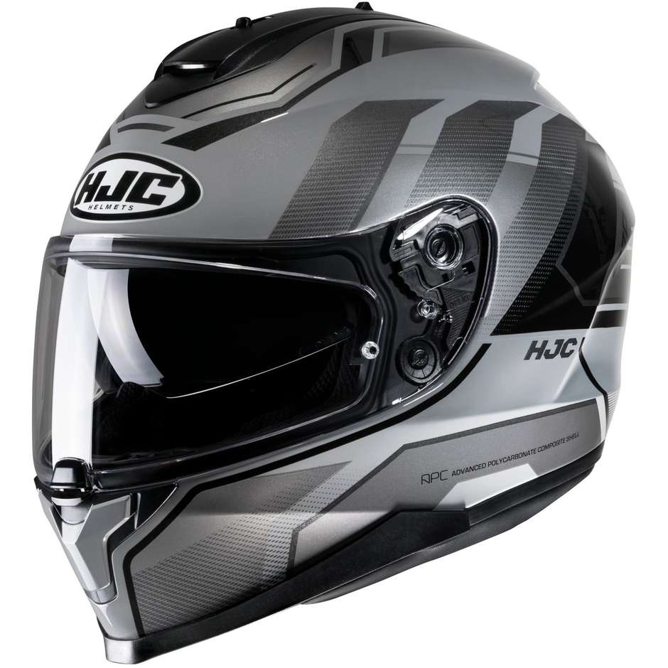 Integral Motorcycle Helmet Hjc C70 NIAN MC5 Gray