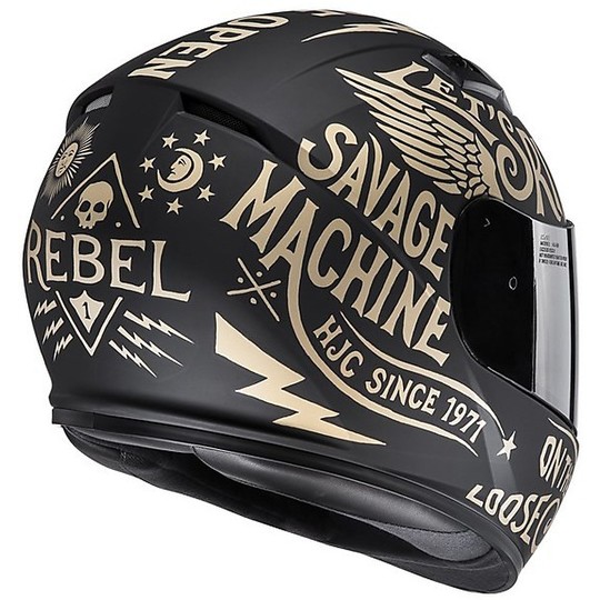 Integral Motorcycle Helmet HJC CS-15 Rebel MC9F