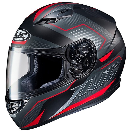 Integral Motorcycle Helmet HJC CS-15 Trion MC1SF Black Red