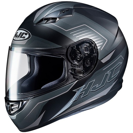 Integral Motorcycle Helmet HJC CS-15 Trion MC5SF Black gray