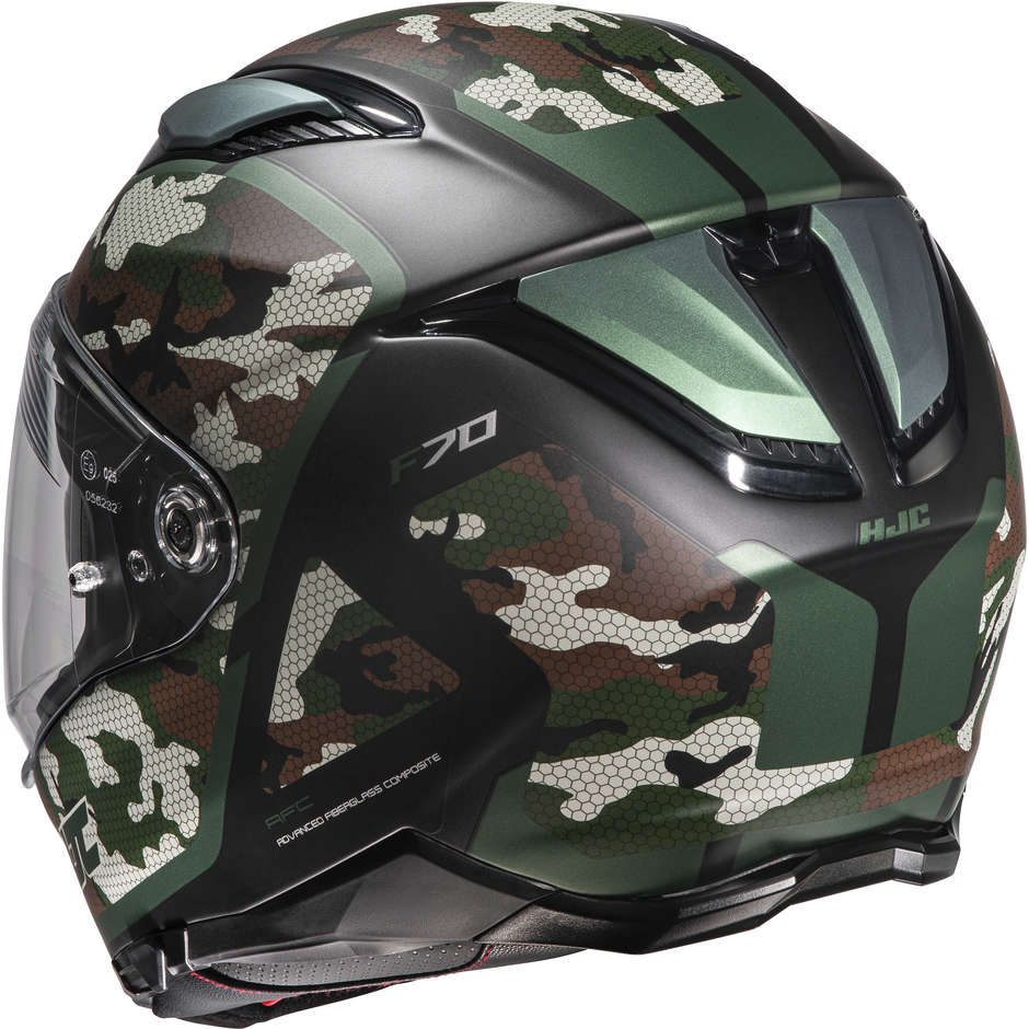Integral Motorcycle Helmet Hjc F70 KATRA MC4SF Matt