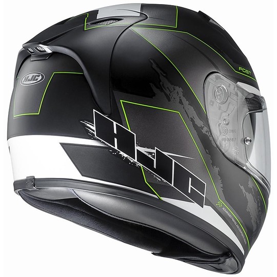Integral Motorcycle Helmet HJC FG-ST Double Visor Besty MC-1SF Black Red