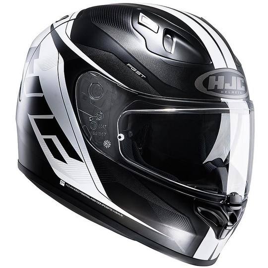 Integral Motorcycle Helmet HJC FG-ST Double Visor Chrono MC-5SF Black Gray