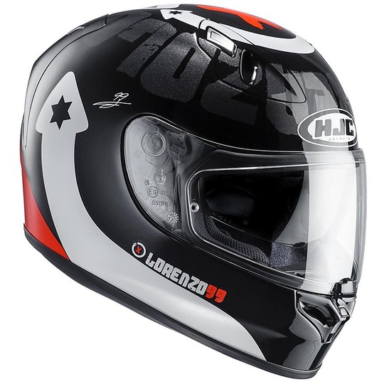 Integral Motorcycle Helmet HJC FG-ST Double Visor Lorenzo devil 99