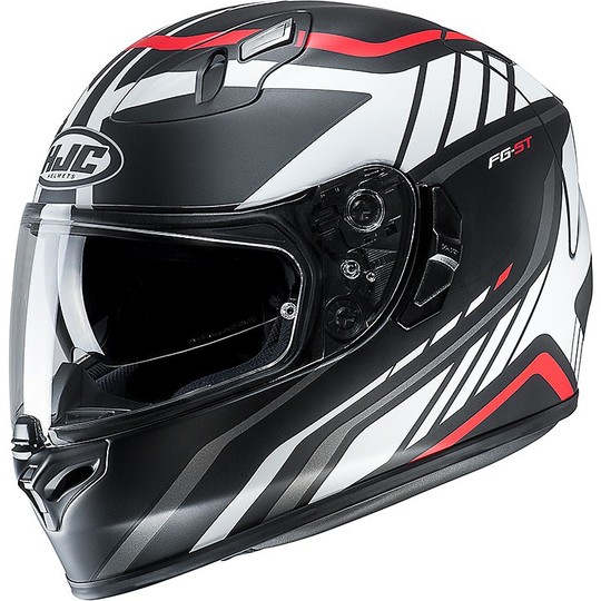 Integral motorcycle helmet Hjc FG-ST Gridan MC1SF Black Red