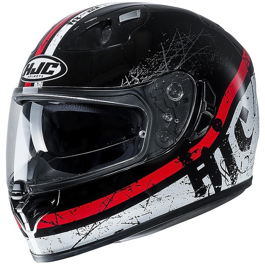 Integral motorcycle helmet Hjc FG-ST Labi MC1 Black Red