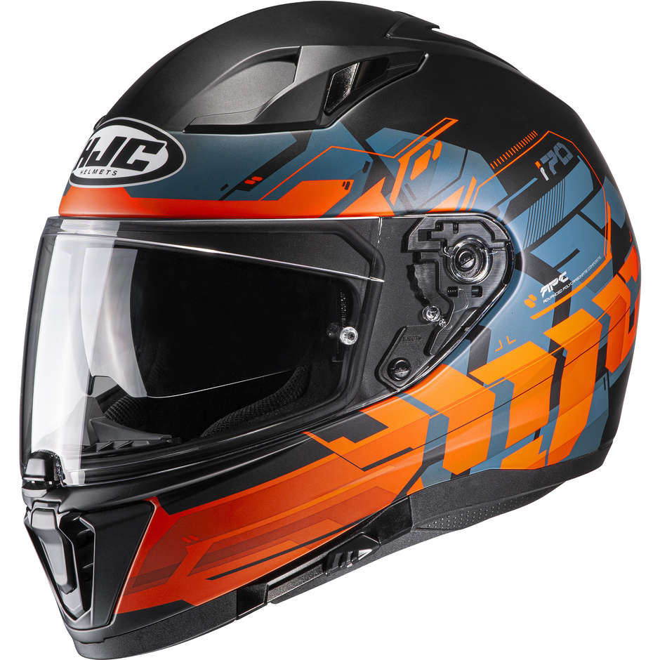 Integral Motorcycle Helmet Hjc i70 ALLIGON MC7SF Matt