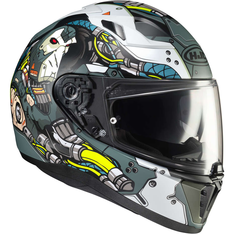 Integral Motorcycle Helmet Hjc i70 BANE DC COMICS MC4SF Opaque