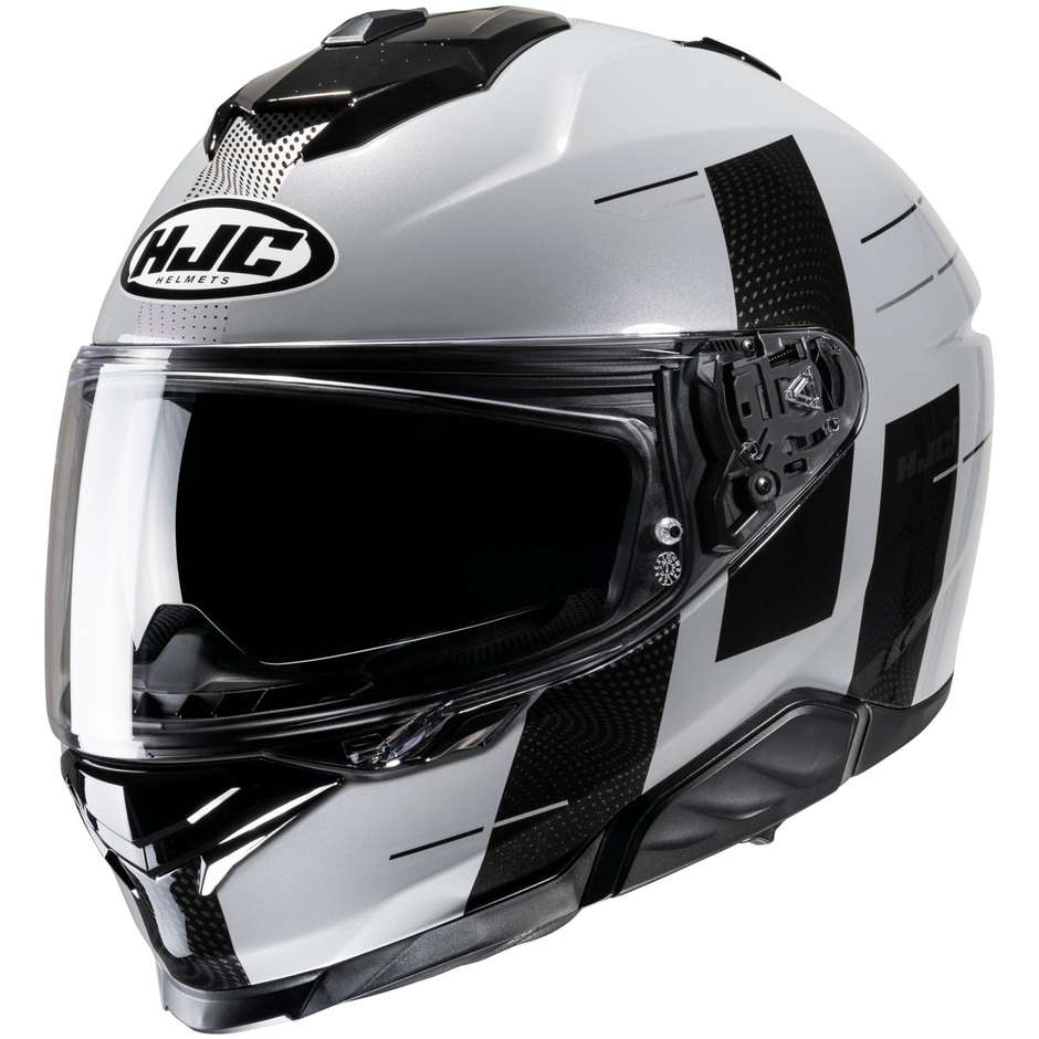 Integral Motorcycle Helmet Hjc i71 PEKA MC5 Gray Black