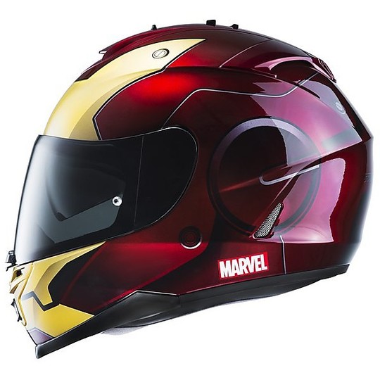 Integral Motorcycle Helmet HJC IS-17 Marvel Iron Man MC1