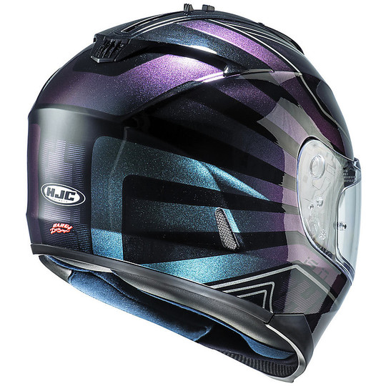 Integral Motorcycle Helmet HJC IS17 Double Visor Ordin MC-5 Black