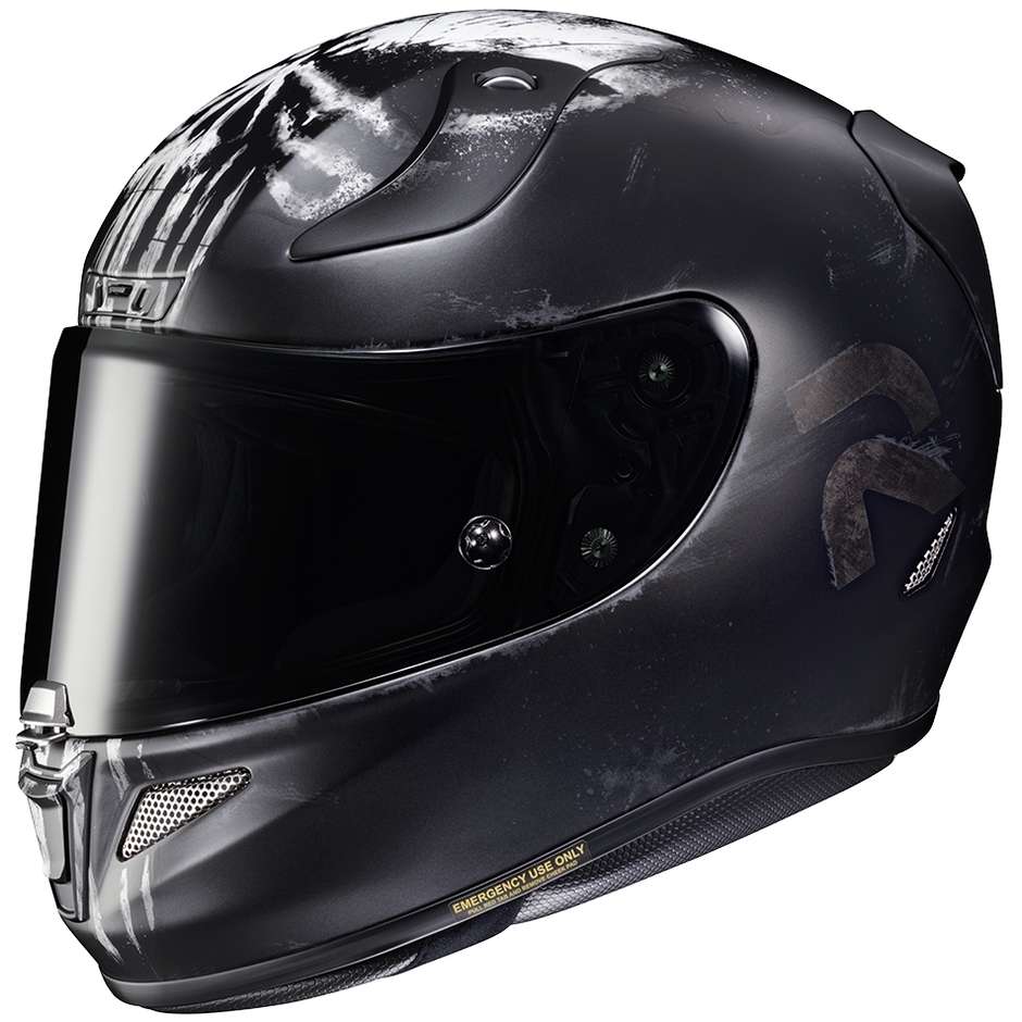 Integral Motorcycle Helmet HJC RPHA 11 PUNISHER Marvel MC5SF Matt