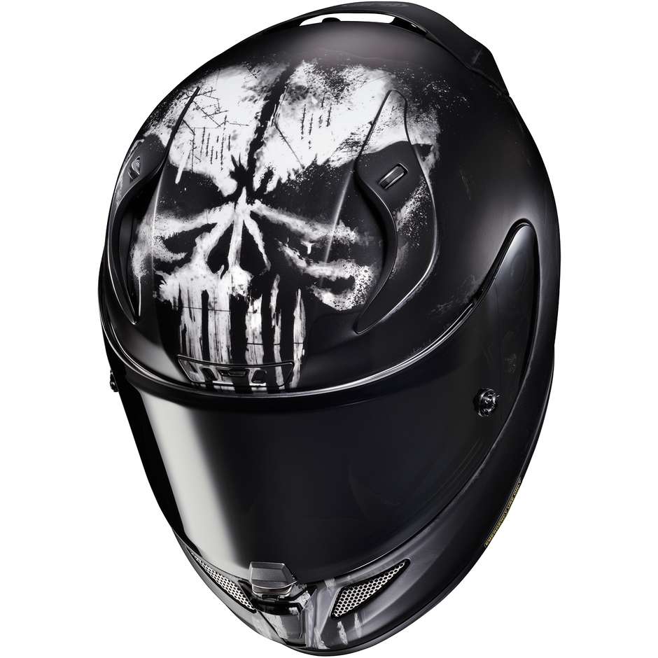 Integral Motorcycle Helmet HJC RPHA 11 PUNISHER Marvel MC5SF Matt