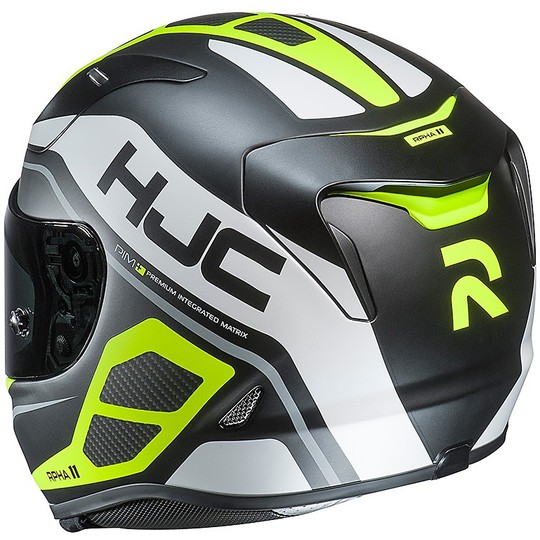 Integral Motorcycle Helmet Hjc RPHA 11 Saravo MC5SF Black Gray