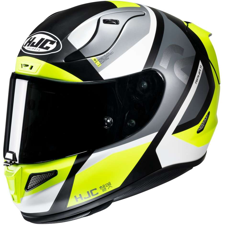 Integral Motorcycle Helmet Hjc RPHA 11 SEEZE MC3HSF Fluo Yellow