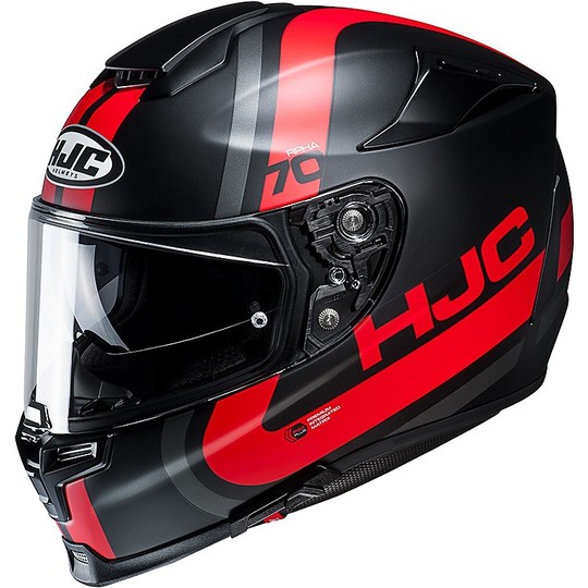 Integral motorcycle helmet Hjc RPHA 70 double Visor Gaon MC1SF Black Red