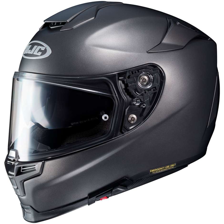 Integral Motorcycle Helmet HJC RPHA 70 Semi Matte Titanium