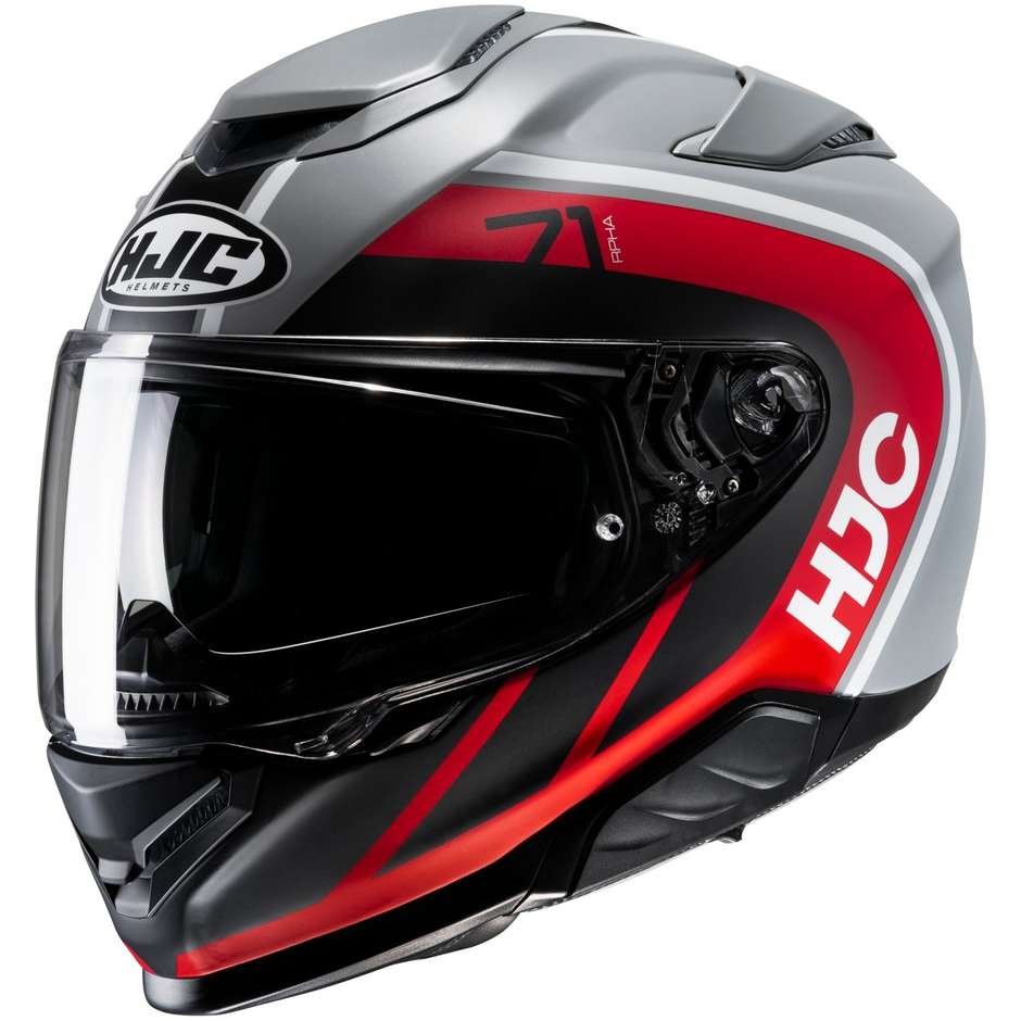 Integral Motorcycle Helmet Hjc RPHA 71 MAPOS MC1SF Matt Red Gray