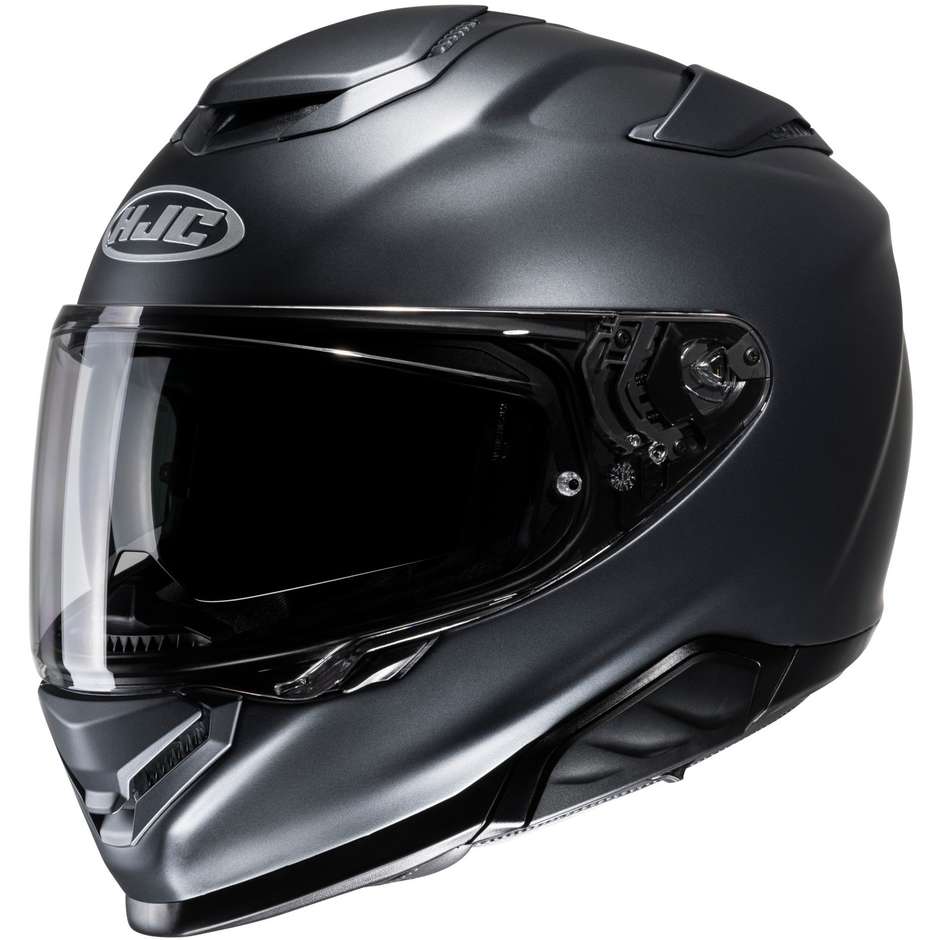 Integral Motorcycle Helmet Hjc RPHA 71 Semi Opaque Anthracite