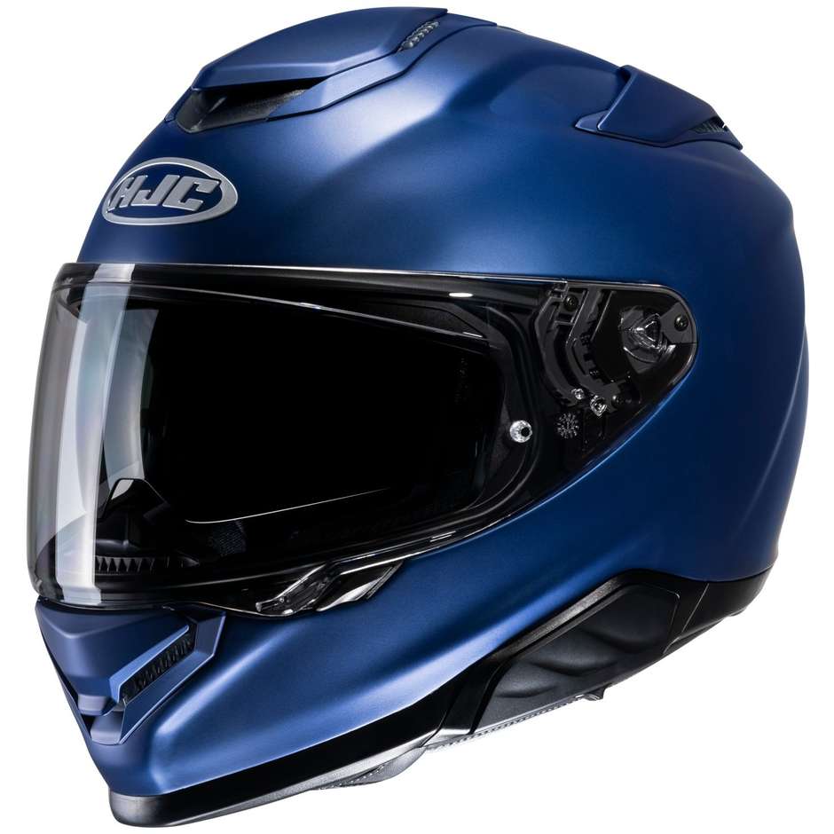 Integral Motorcycle Helmet Hjc RPHA 71 Semi Opaque Metal Blue