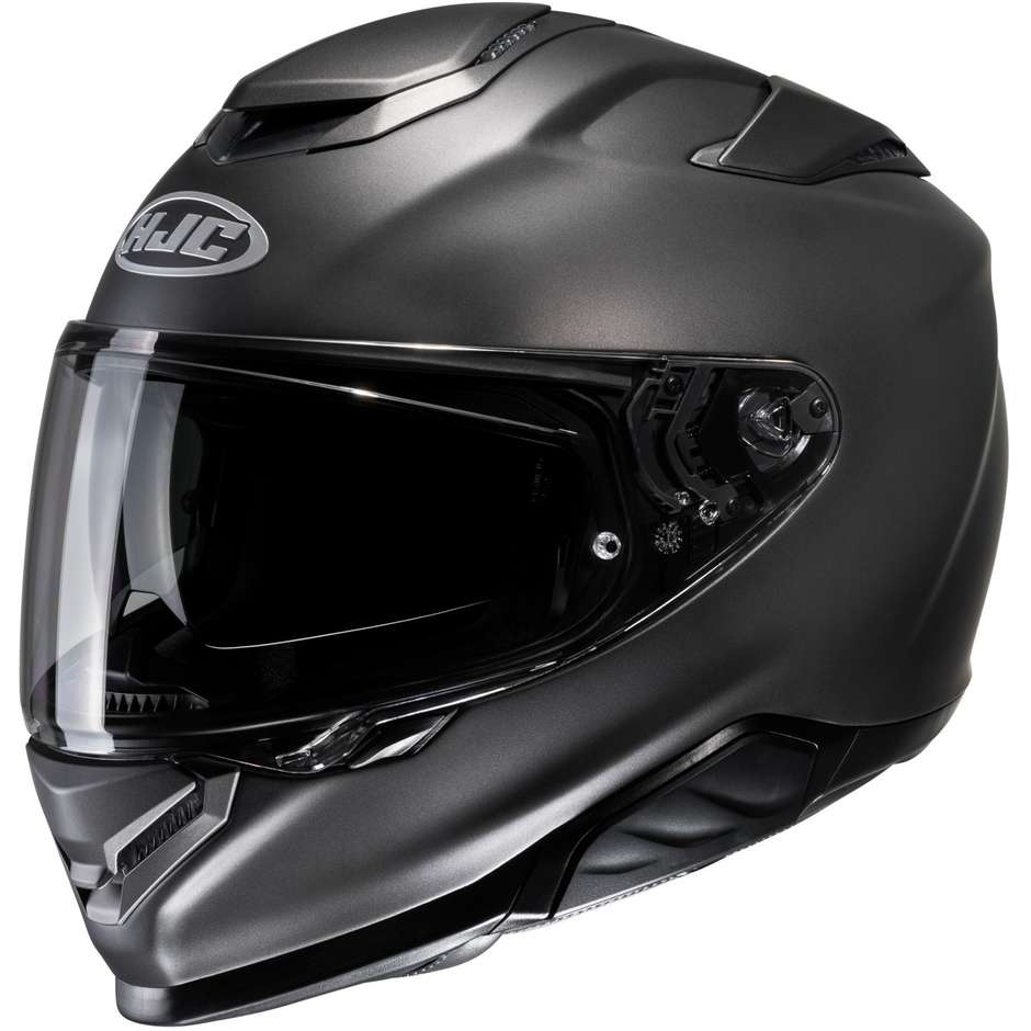 Integral Motorcycle Helmet Hjc RPHA 71 Semi Opaque Titanium