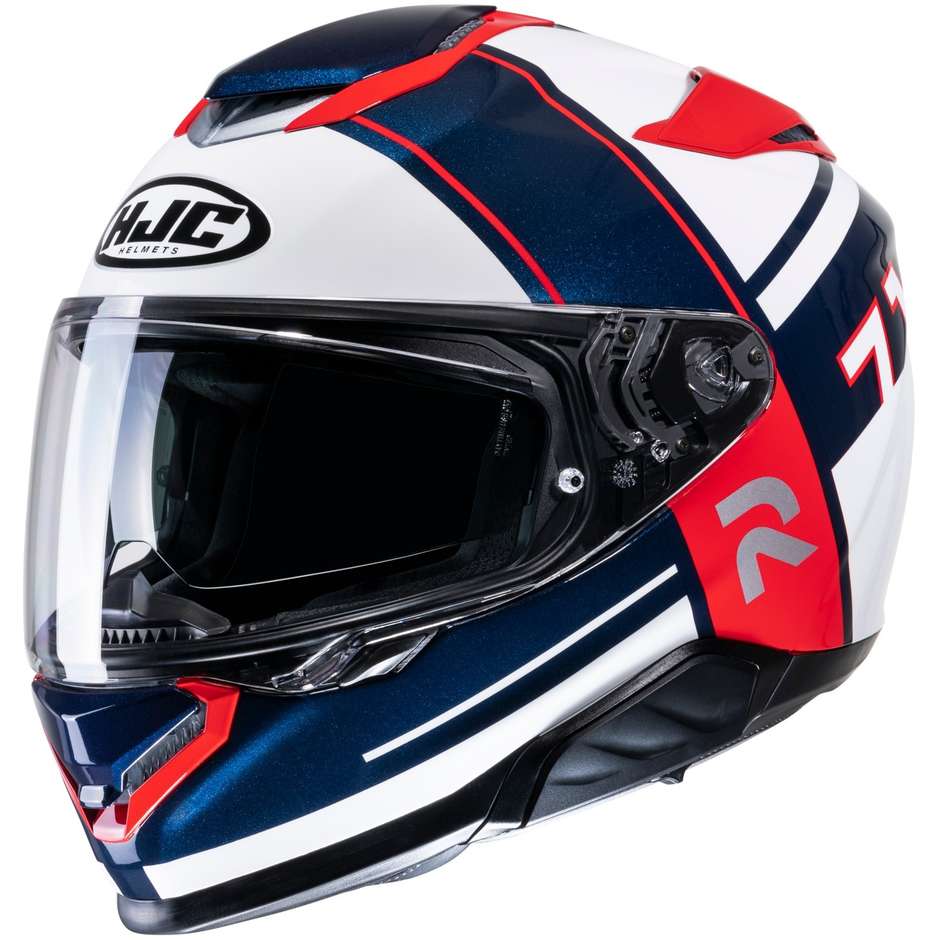 Integral Motorcycle Helmet Hjc RPHA 71 ZECHA MC21 White Blue