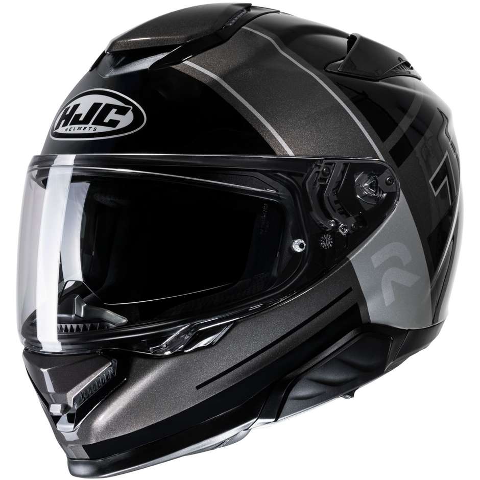 Integral Motorcycle Helmet Hjc RPHA 71 ZECHA MC5 Black Gray