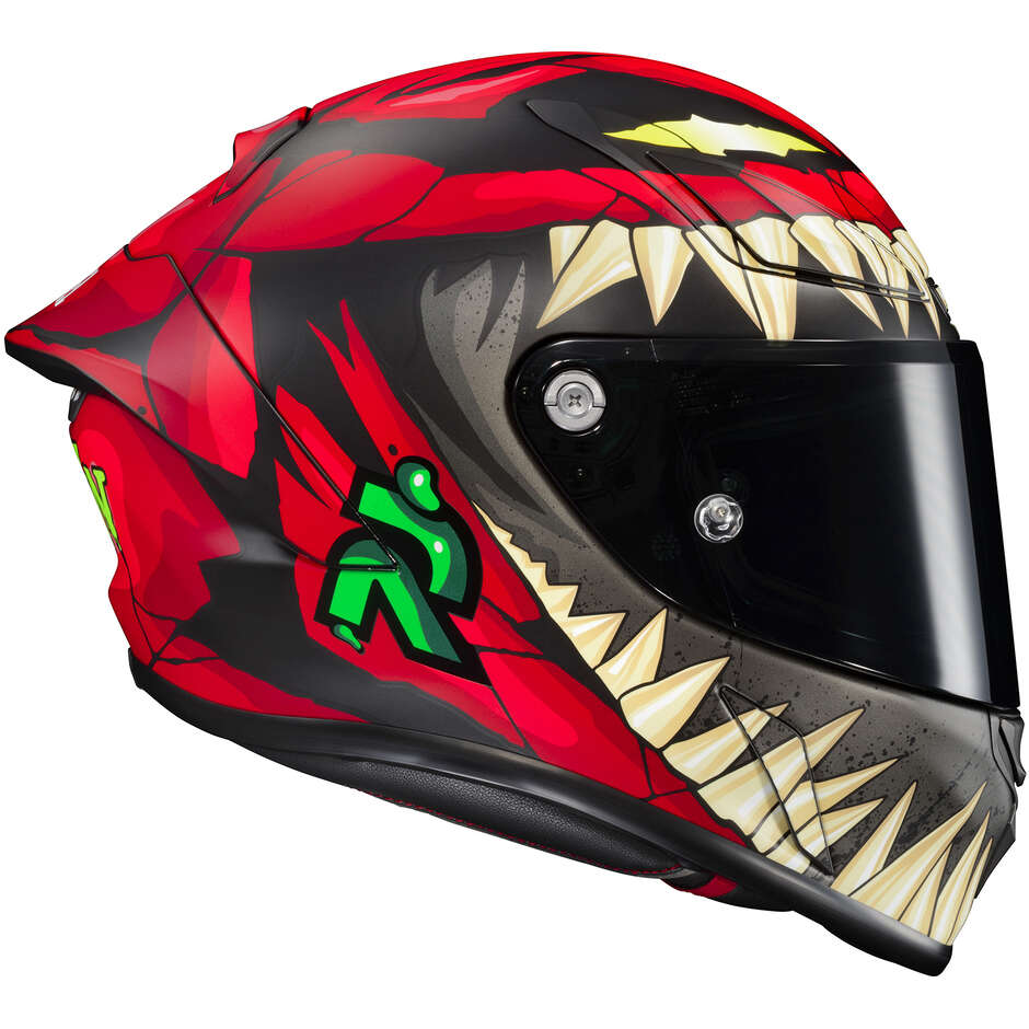 Integral Motorcycle Helmet Hjc RPHA1 MARVEL TOXIN MC1SF