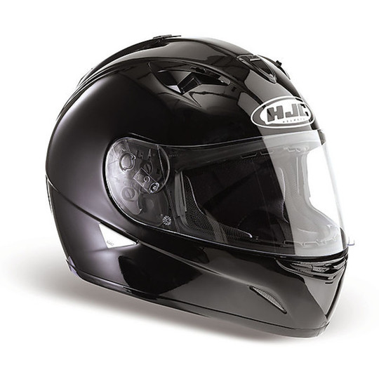 Integral Motorcycle Helmet HJC TR-1 Dual Visor Gloss Black