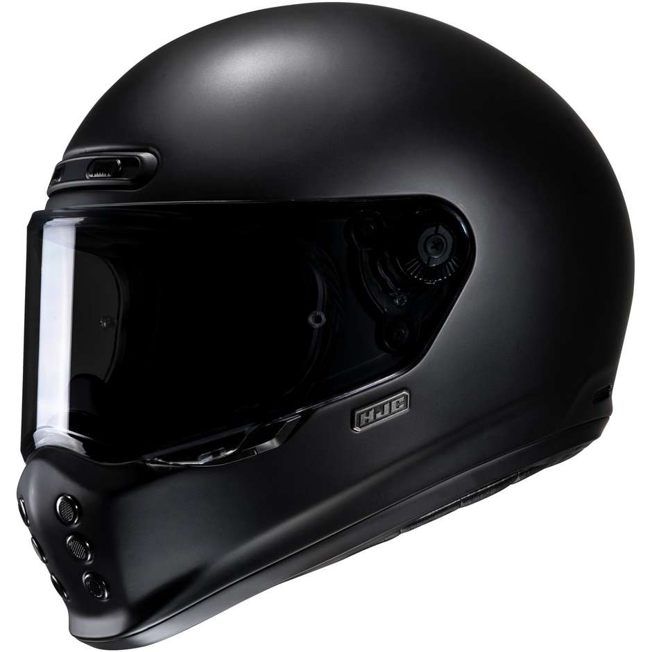 Integral Motorcycle Helmet Hjc V10 Semi Opaque Black
