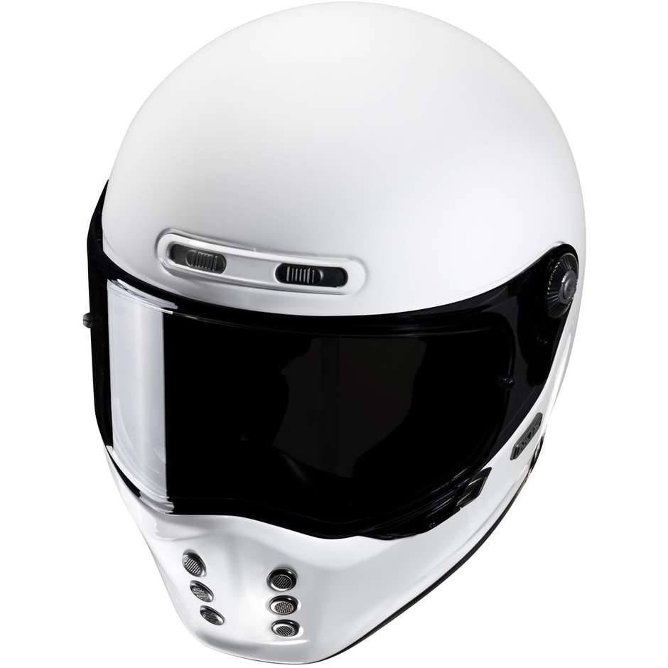 Integral Motorcycle Helmet Hjc V10 White