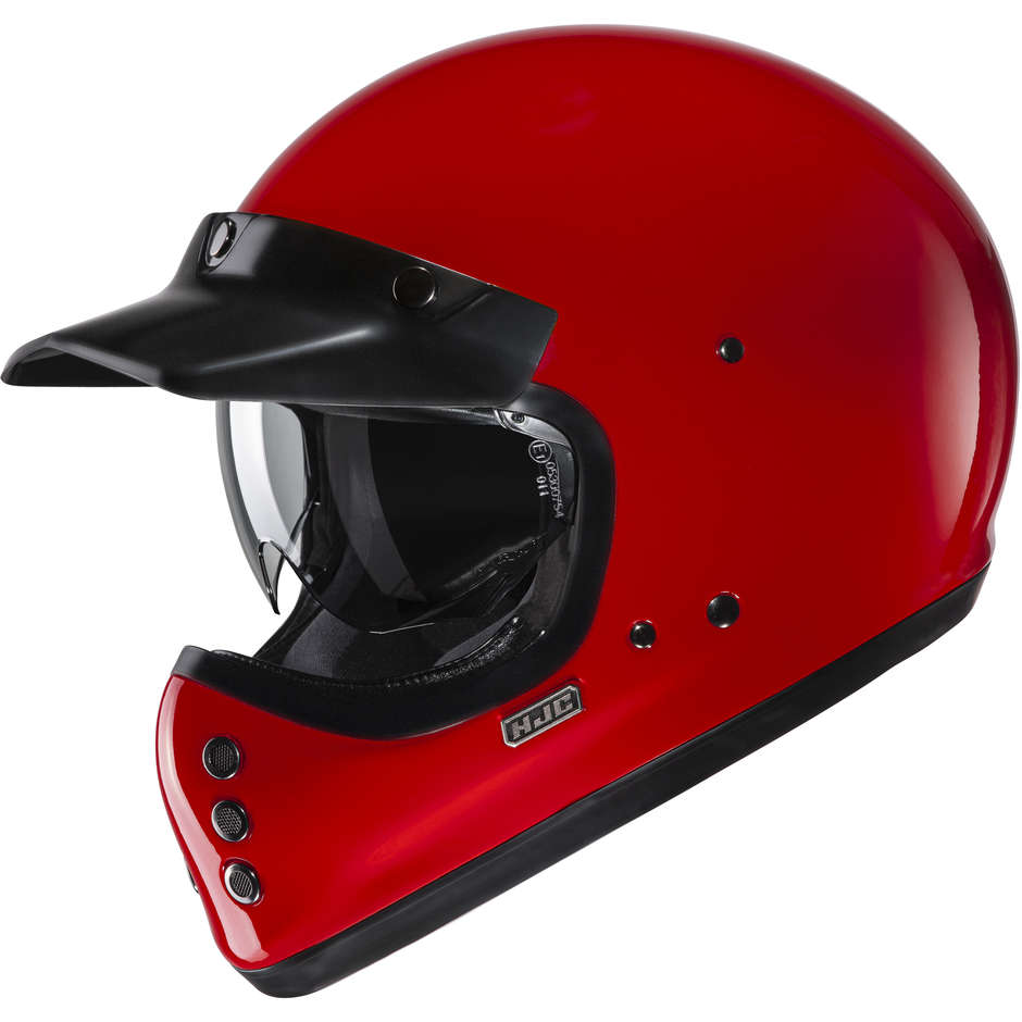 Integral Motorcycle Helmet Hjc V60 UNI DEEP Red